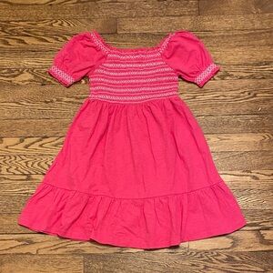 NWT Boden 7-8Y Pink Smocked Dress